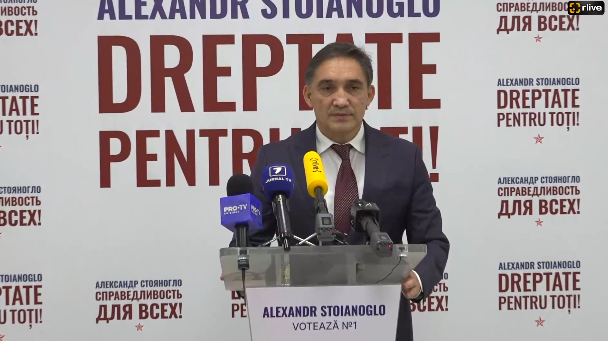 Briefing de presă susținut de candidatul la funcția de președinte al Republicii Moldova, Alexandr Stoianoglo