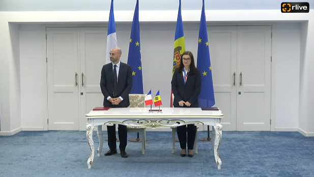 Ceremonia de semnare a unui program de cooperare între Secretariatul General pentru Afaceri Europene și Biroul pentru Integrare Europeană