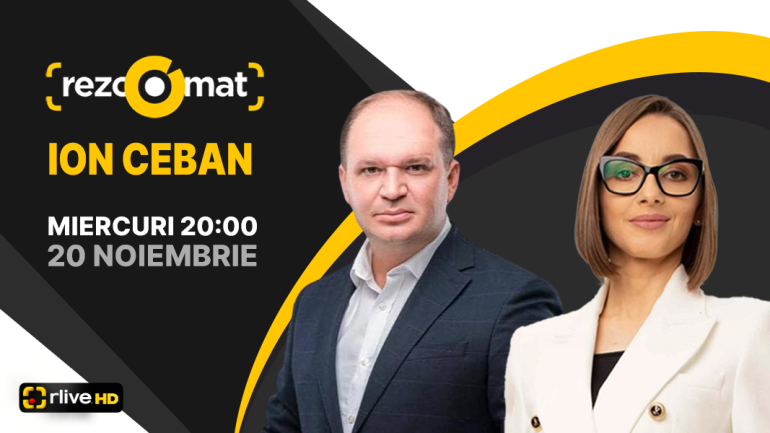 Agenda - Primarul General al Chișinăului, Ion Ceban – invitatul emisiunii Rezoomat!