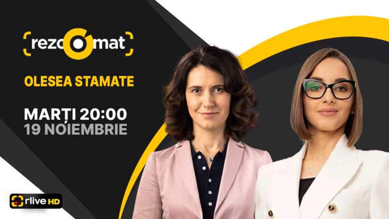 Agenda - Olesea Stamate, invitată la emisiunea „Rezoomat”