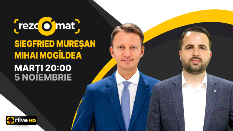 Agenda - Concluziile scrutinului prezidențial, în dezbateri la Rlive TV. Siegfried Mureșan și Mihai Mogîldea sunt invitații emisiunii Rezoomat!