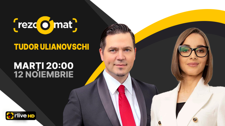 Agenda - Actualitatea politică, în dezbateri! Vicepreședintele PSDE, Tudor Ulianovschi – invitatul emisiunii Rezoomat