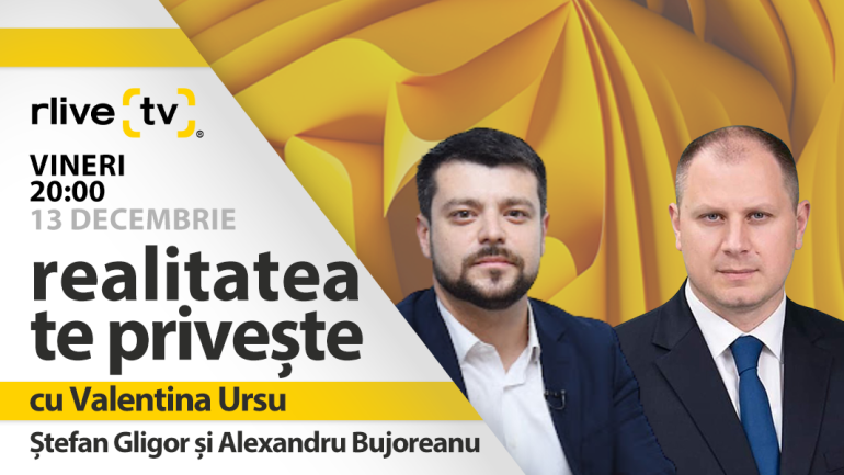 Agenda - Ștefan Gligor, președintele Partidului Schimbării și Alexandru Bujoreanu, președintele Ligii Orașelor și Comunelor, invitații la „Realitatea te privește”