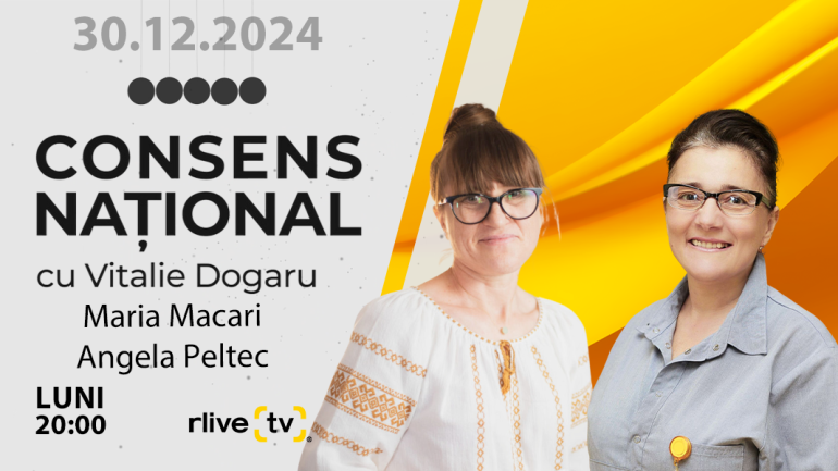 Agenda - Maria Macari, patisier, inginer tehnolog și Angela Peltec, conferențiar universitar, medic gastroenterolog, invitați la emisiunea Consens Național