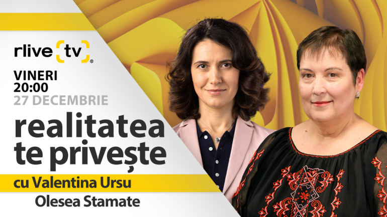 Agenda - Olesea Stamate, invitată la „Realitatea te privește”