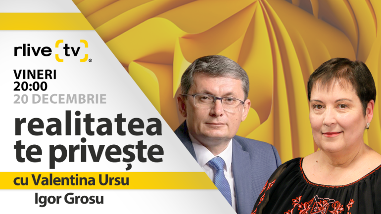 Agenda - Președintele Parlamentului, Igor Grosu, invitat la „Realitatea te privește”