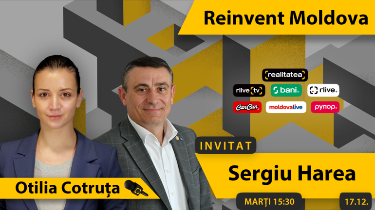 Agenda - Sergiu Harea, președinte Camera de Comerț și Industrie la Reinvent Moldova: Expoziția Fabricat în Moldova