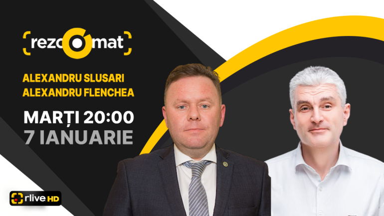 Agenda - Criza energetică, în dezbateri la RliveTV! Alexandru Flenchea și Alexandru Slusari sunt invitații emisiunii Rezoomat!