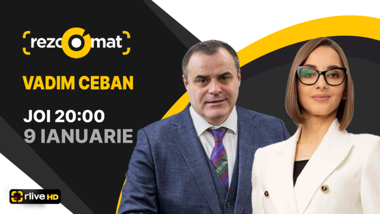 Agenda - Președintele interimar Moldovagaz, Vadim Ceban, este invitatul emisiunii Rezoomat