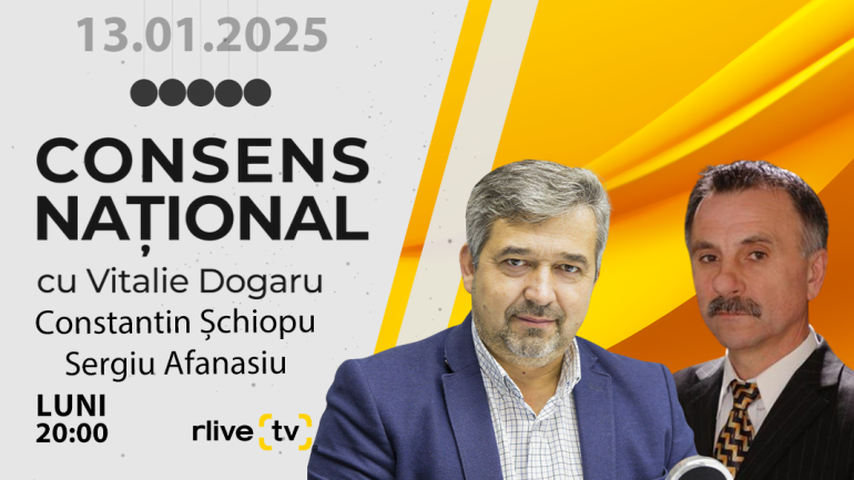 Agenda - Constantin ȘCHIOPU și Sergiu AFANASIU, invitați la emisiunea Consens Național