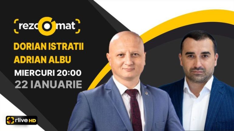 Agenda - Actualitatea politică, în dezbateri la RLIVE TV! Deputații Dorian Istratii și Adrian Albu, invitați la Rezoomat