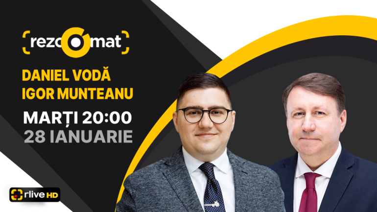 Agenda - Daniel Vodă și Igor Munteanu, invitații emisiunii „Rezoomat”