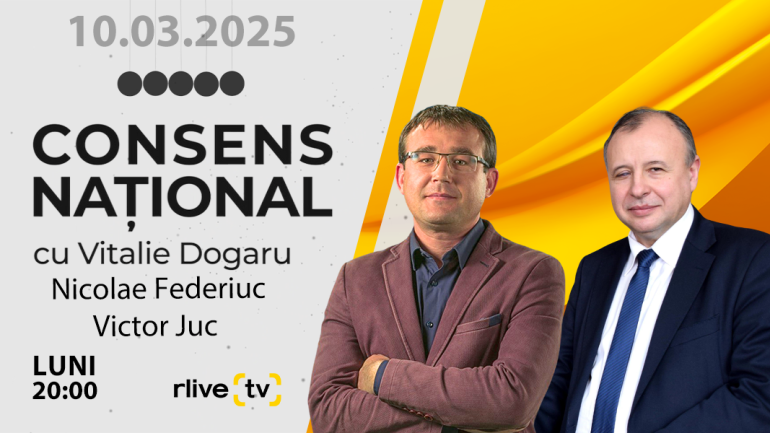 Agenda - Victor Juc, directorul Institutului de Cercetări Juridice, Politice și Sociologice al USM și Nicolae Federiuc, coordonator editorial ZIUA, invitați la emisiunea Consens Național