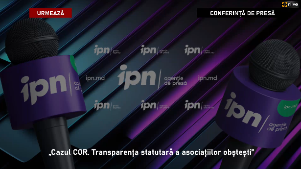Conferință de presă cu genericul: „Cazul COR. Transparența statutară a asociațiilor obștești”