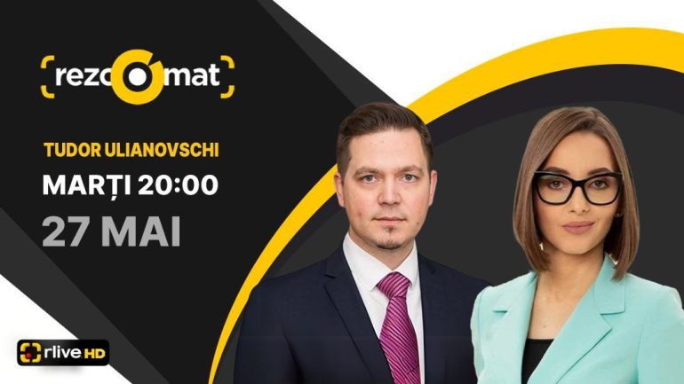 Tudor Ulianovschi, președintele PSDE, invitat în această seară la Rezoomat pe RLIVE TV