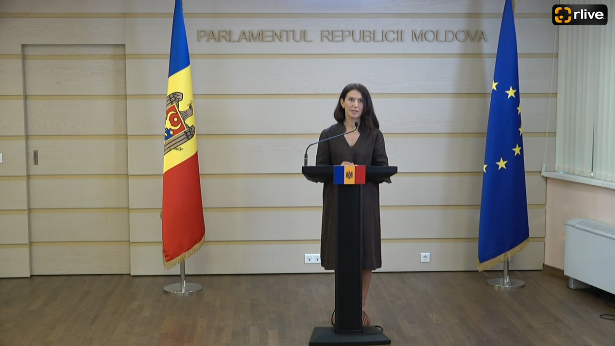 Briefing de presă susținut de către deputata Olesea Stamate