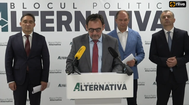 Conferință de presă susținută de liderii Blocului Alternativa