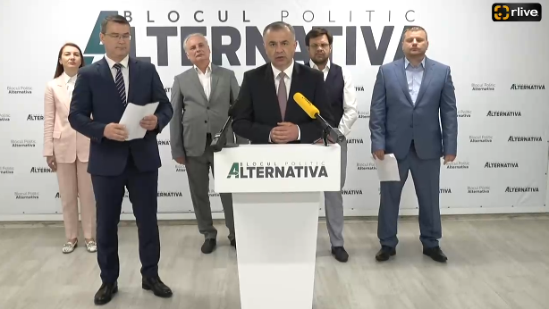 Conferință de presă susținută de membrii blocului Alternativa