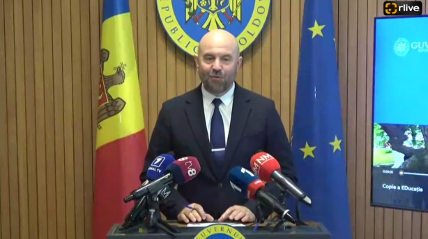 Conferință de presă susținută de ministrul Infrastructurii și Dezvoltării Regionale al Republicii Moldova, Vladimir Bolea, privind rezultatele proiectelor selectate în cadrul Programului „Curtea Europeană”