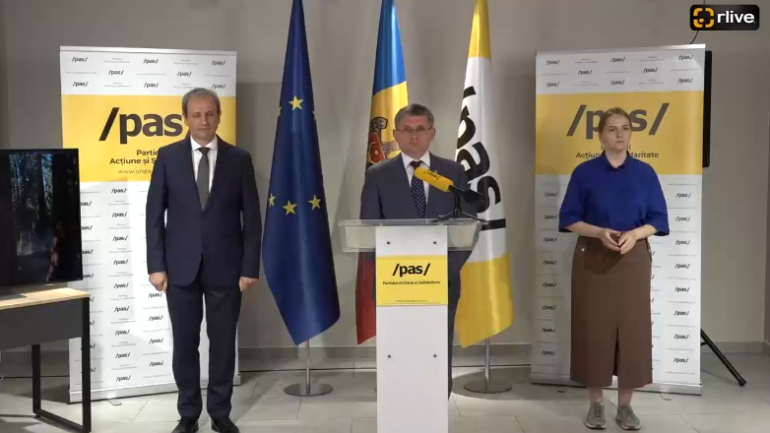 Conferința de presă „Noi personalități din diferite domenii se alătură PAS în alegerile parlamentare”