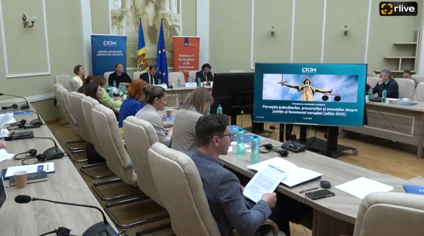 Prezentarea sondajului „Percepția judecătorilor, procurorilor și avocaților privind justiția și fenomenul corupției”, ediția 2025