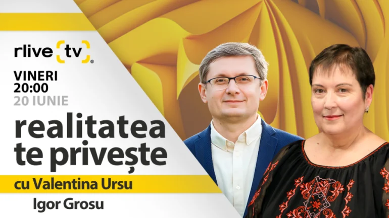 Igor Grosu, preşedintele Parlamentului, invitat la emisiunea Realitatea te privește