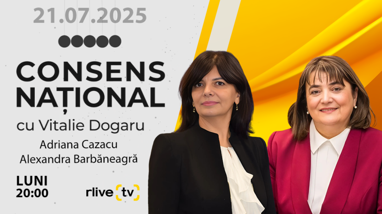 Adriana CAZACU, secretar de stat la Ministerul Educației și Cercetării și Alexandra BARBĂNEAGRĂ, rector al Universității Pedagogice de Stat „Ion Creangă” invitați la Consens Național