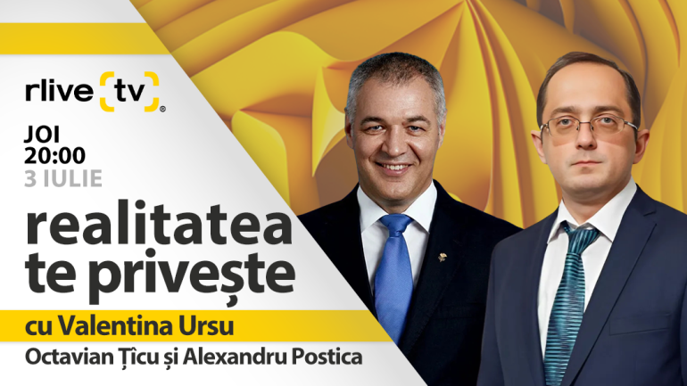 Alexandru Postica, președintele Asociației foștilor deportați și deținuți politici și Octavian Țîcu, istoric, fost deputat, invitați la emisiunea „Realitatea te privește”