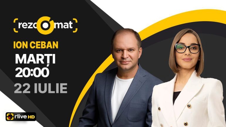 Primarul general al Chișinăului, Ion Ceban, este invitatul emisiunii Rezoomat