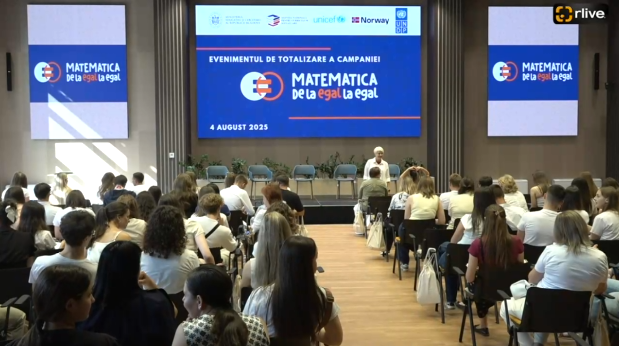 Evenimentul de totalizare a Campaniei Naționale „Matematica de la egal la egal”