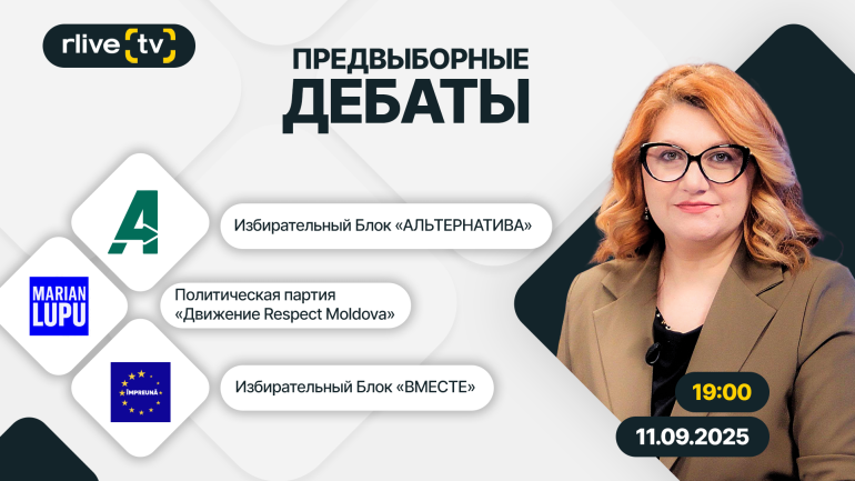 Dezbateri electorale pentru alegerile parlamentare din 28 septembrie, la RLIVE TV