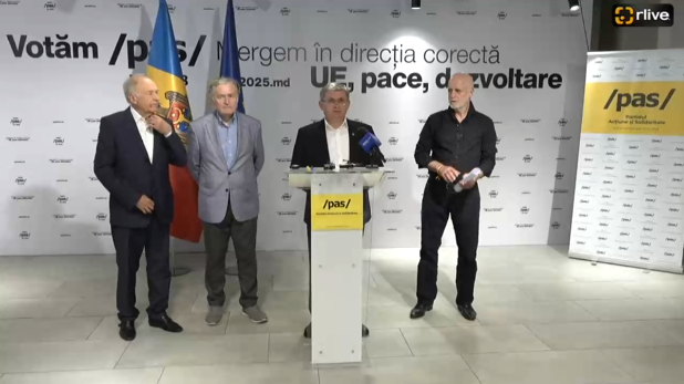 Briefing de presă susținut de președintele PAS, Igor Grosu