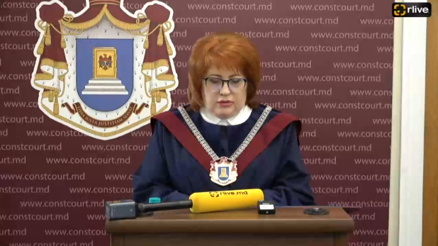 Briefing susținut de Președintele Curții Constituționale al Republicii Moldova, Domnica Manole