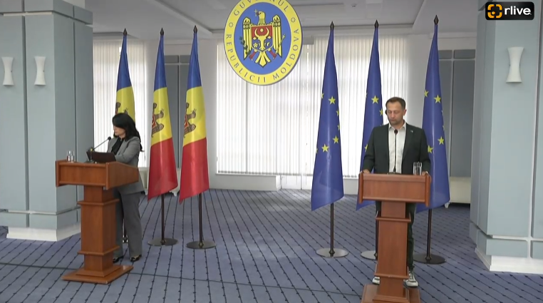 Conferință de presă susținută de Ina Butucel, secretar general adjunct al ministerului Agriculturii și Industriei Alimentare, și Christophe Hansen, Comisarul UE pentru Agricultură și Alimentație