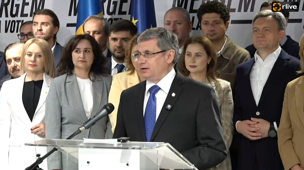 Declarații de presă susținute de Igor Grosu, președintele PAS