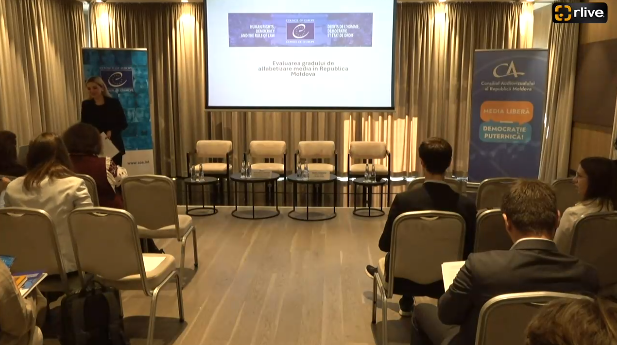Lansarea studiului „Evaluarea gradului de alfabetizare media în Republica Moldova” de Consiliul Europei și Consiliul Audiovizualului