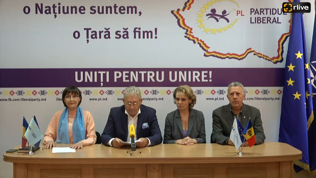 Conferință de presă organizată de Partidul Liberal  cu tema: „Pe 28 septembrie, încotro Republica Moldova?”