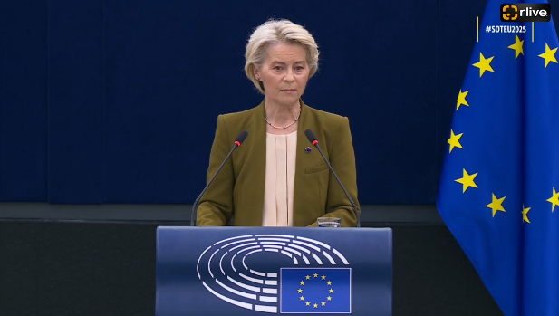 Președinta Comisiei Europene, Ursula von der Leyen, susține în fața Parlamentului European de la Strasbourg cel de-al cincilea său discurs privind Starea Uniunii (#SOTEU)