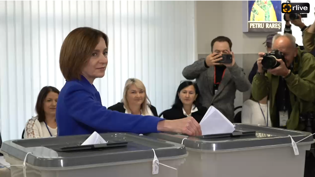 Alegerile Parlamentare 2025: Președinta Republicii Moldova Maia Sandu, își exercită dreptul la vot