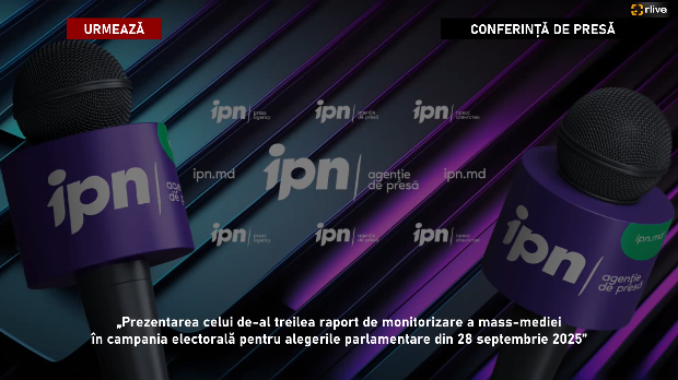 Conferință de presă cu genericul: „Prezentarea celui de-al treilea raport de monitorizare a mass-mediei în campania electorală pentru alegerile parlamentare din 28 septembrie 2025”