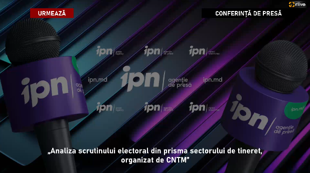 Conferință de presă cu genericul: „Analiza scrutinului electoral din prisma sectorului de tineret, organizat de CNTM”