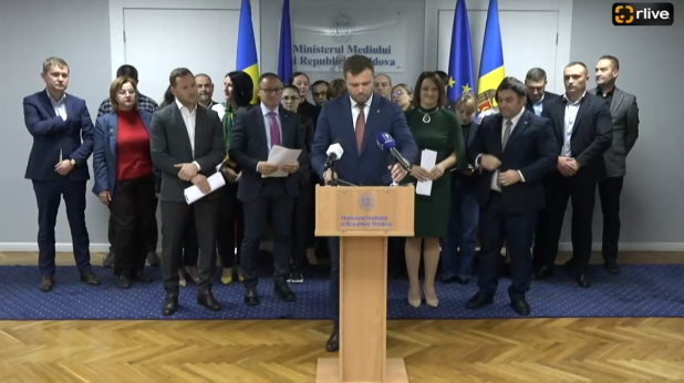 Conferința de presă organizată de Ministerul Mediului al Republicii Moldova dedicată totalizării activităților desfășurate în ultimii patru ani