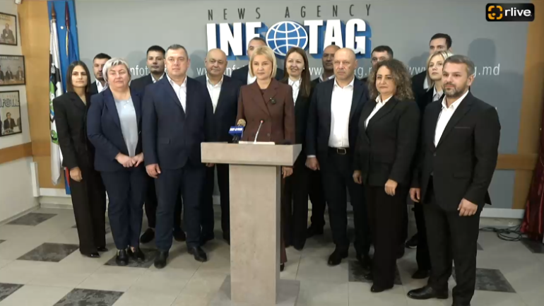 Conferință de presă susținută de Președinta Partidului politic Inima Moldovei, Irina Vlah