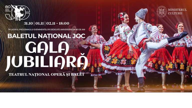 Gala Jubiliară a Baletului Naţional JOC – 80 de ani de strălucire Românească!