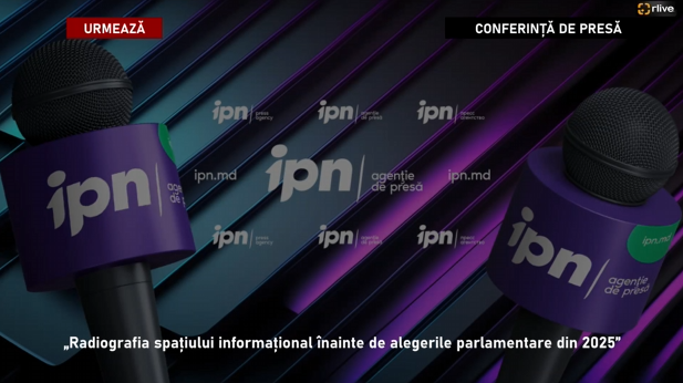 Conferință de presă cu genericul: „Radiografia spațiului informațional înainte de alegerile parlamentare din 2025”