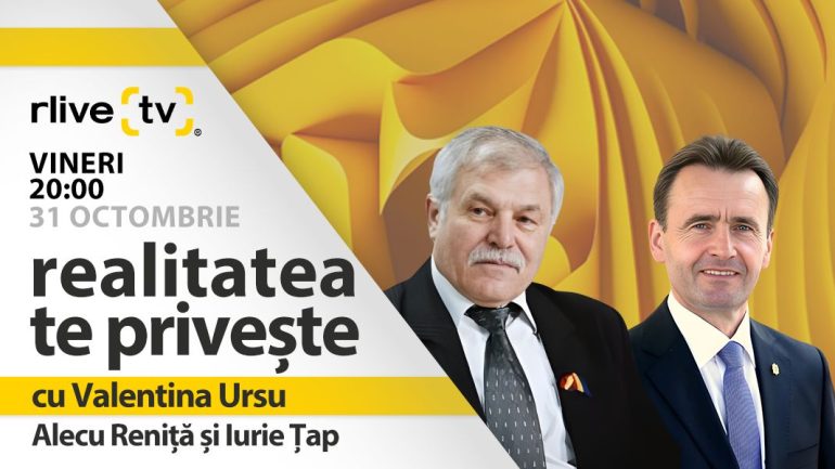 Alecu Reniță și Iurie Țap, invitați la ”Realitatea te privește”