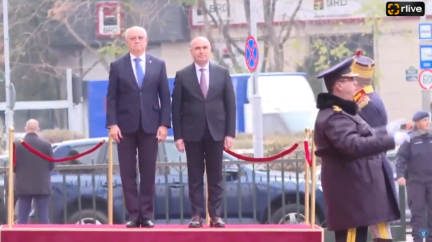 Primirea oficială de către prim-ministrul României, Ilie Bolojan, a prim-ministrului Republicii Moldova, Alexandru Munteanu