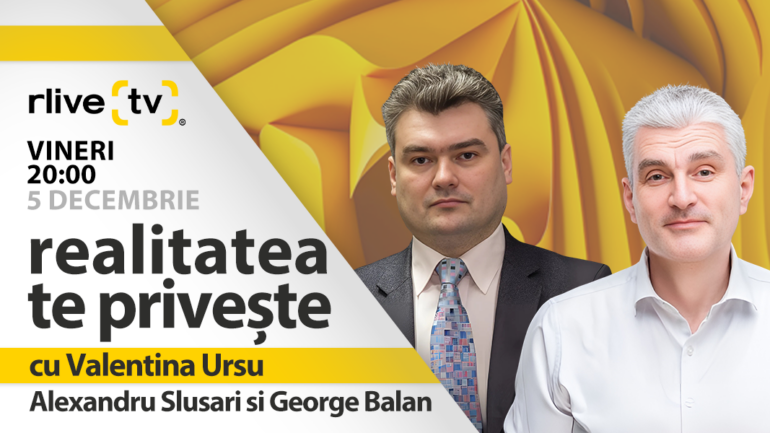 Agenda - Alexandru Slusari și George Balan, invitați la „Realitatea te privește”