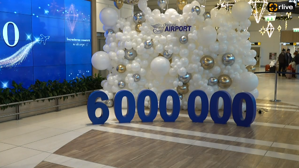 Atingerea pragului de 6 milioane de pasageri la Aeroportul Internațional „Eugen Doga” Chișinău