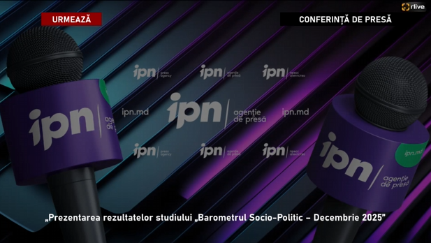 Agenda - Conferință de presă cu genericul: „Prezentarea rezultatelor studiului „Barometrul Socio-Politic – Decembrie 2025”